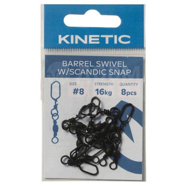   8   Black 6 , 3  Kinetic F613-007-017 Scandic 