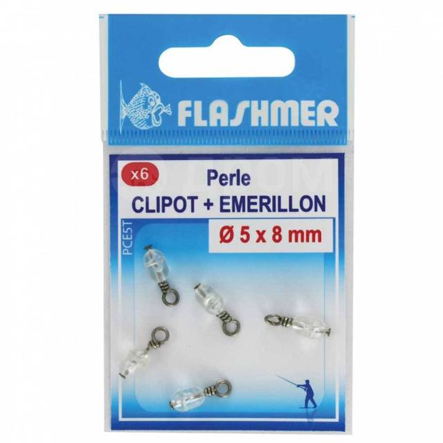    Grey 7 mm , 4  Flashmer PCE7T Clipot 