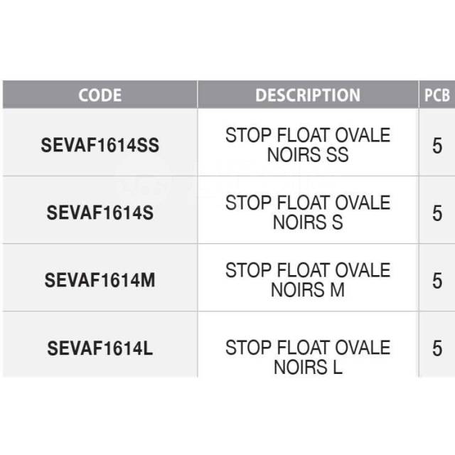    Black S , 3  Sert SEVAF1614S 