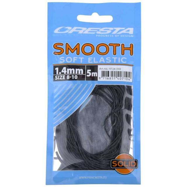   5 m  Black 1.4 mm Cresta 4724-350 Smooth Soft 