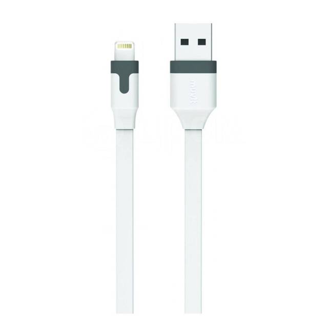   Lightning MFI 2.4A 2 M  White Muvit MUUSC0155 USB- 