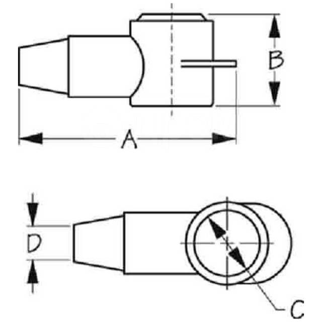  Terminal   Red 5.6 cm Sea-dog line 354-4151941 