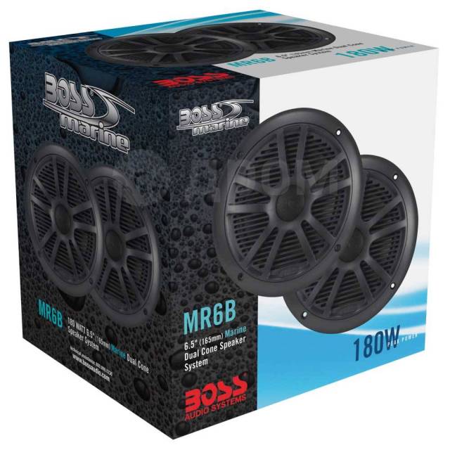  Usb-  Black 180 W Boss audio 153-MR6B MR6B 