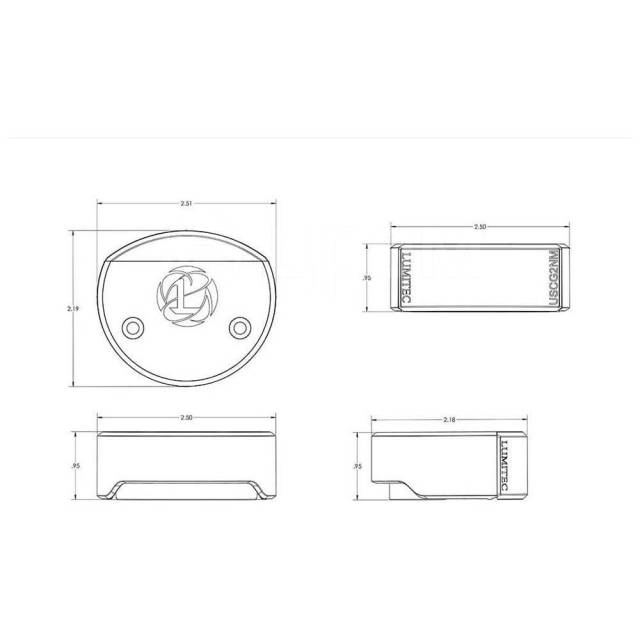  /    White 10-30V Lumitec 451-101597 Composite 