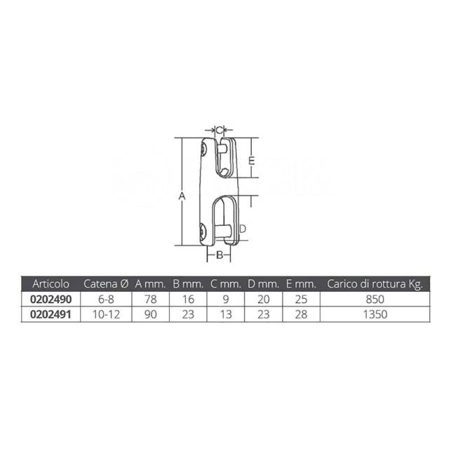      Silver 10-12 mm Marine town 202491 