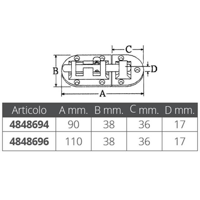         Silver 90 mm Marine town 4848694 