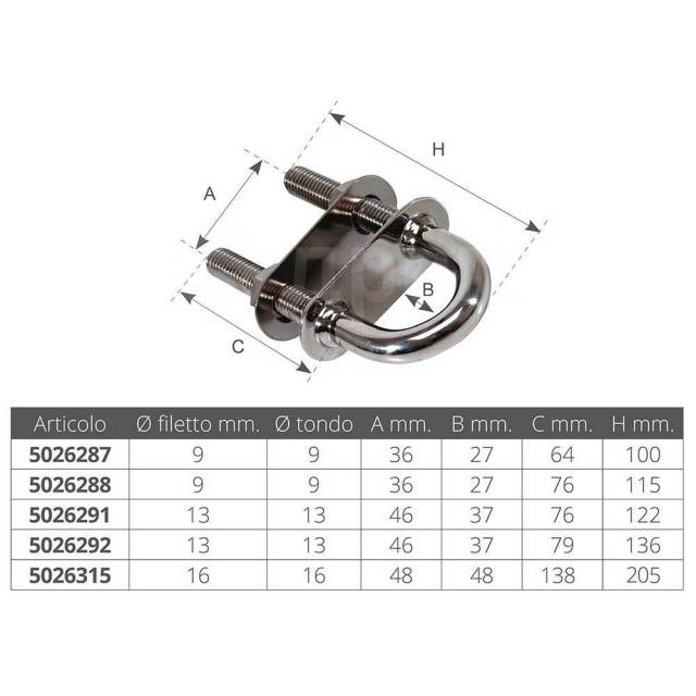      Silver 100 x 9 mm Marine town 5026287 Deluxe 