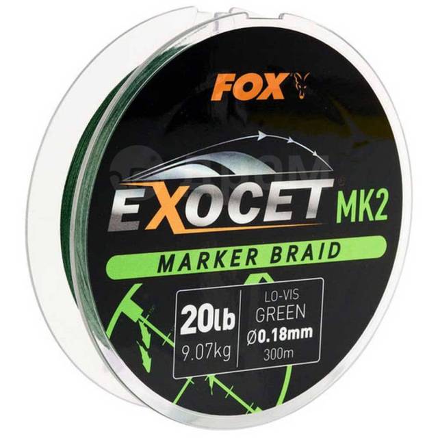  300   Green 0.180 mm Fox international CBL012 Exocet Marker 