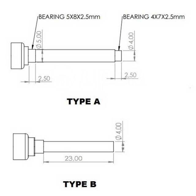     Black MV Spools POMO-ALU-BLACK 