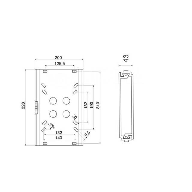      Silver 200 x 330 mm Barka 6363326 