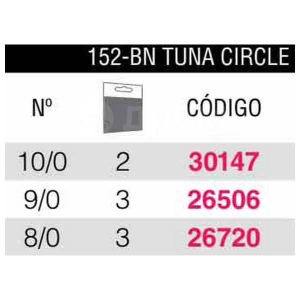      Black Nickel 6/0, 2  Kali kunnan 8413887974555 152-BN Tuna Circle 