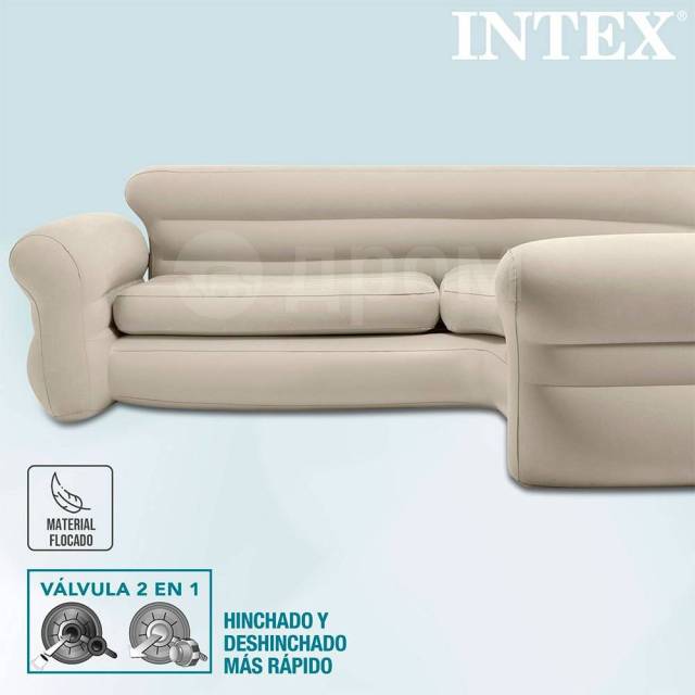    Beige 257x203x76 cm Intex 68575 Indoor Corner 