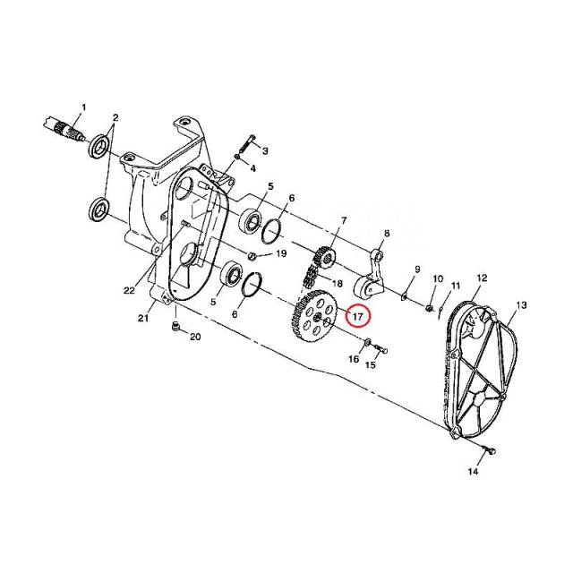  SPKT 22T3/4W 15 SPL HV PM Polaris 3221098  