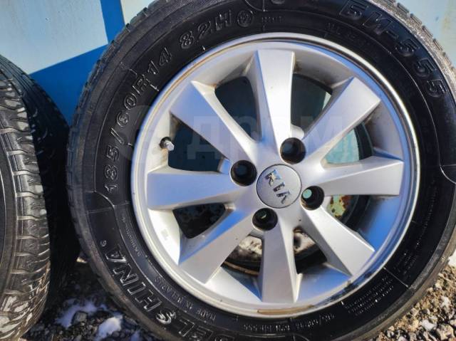 Колеса с дисками на R14 4*100, 14", 1 шт, 185 мм, 60 %, радиальный ...