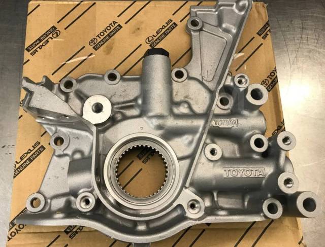 2jz ge как снять масляный насос