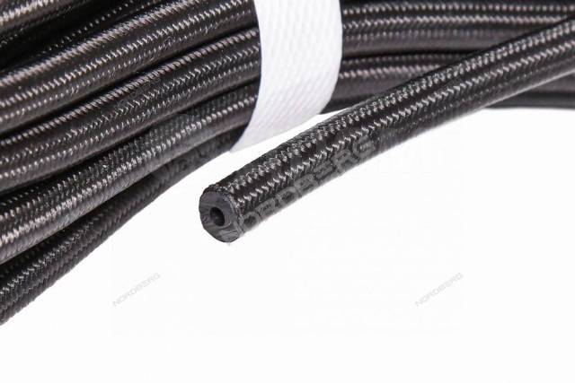 Шланг топливный резиновый в оплетке 3,2 мм, 1м. Nordberg H03207NBR-BR