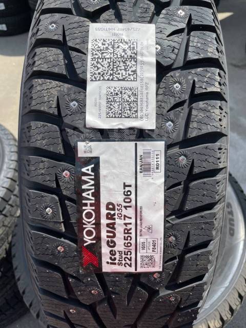 Yokohama Ice Guard IG55, 225\65R17, 17", 1 шт, 225 мм, 65 %, радиальный ...