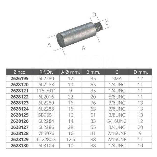  Caterpillar    Silver 14 x 33 mm Tecnoseal 2628126 6L 2284 