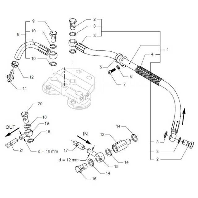   Vetus 18-14705 Assembly Dedicated 1/6 Cylinder 