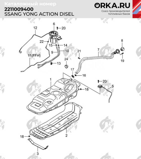 Запчасти SsangYong Actyon (Актион) купить, цена на запчасти Actyon в Украине