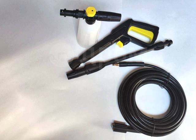 Комплект для мойки Karcher (керхер) шланг+пистолет+копье+пеногенератор ...
