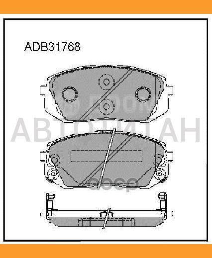 Купить Тормозные колодки Hyundai ix35, Allied Nippon c гарантией в ...