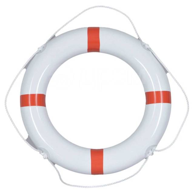   PVC 60 cm    White / Red Strip Talamex 20107014 