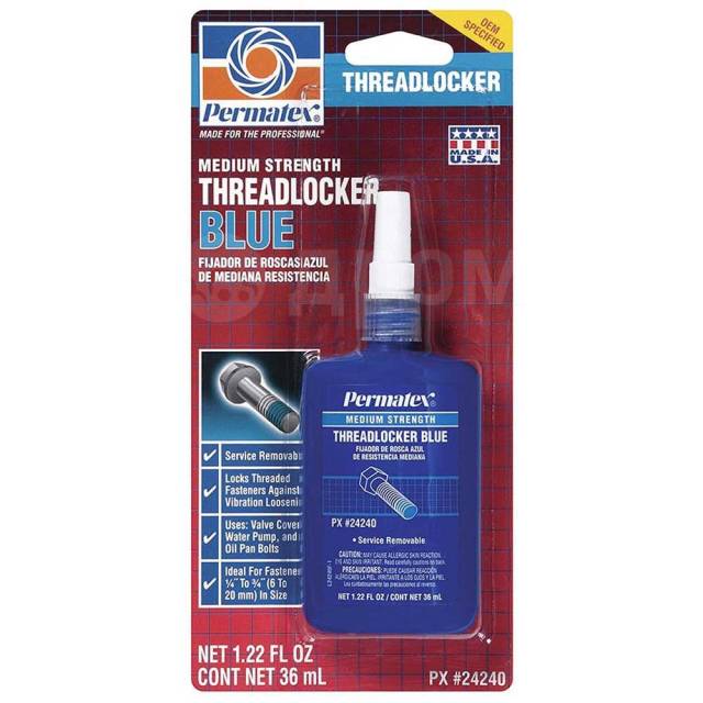   36ml  Blue / White Permatex 180-24240 242 