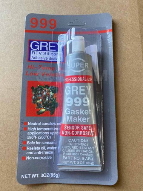 Герметик-прокладка серый 999 Grey Super, в наличии. Цена: 250₽ в Иркутске