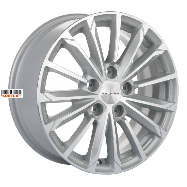   Khomen Wheels KHW1611 6.5x16 5x114,3 ET50 Dia67.1 F-Silver-FP