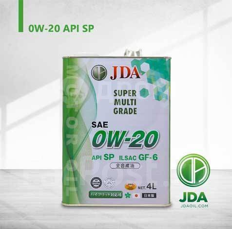 Масло моторное японское JDA 0W-20 Api SP Ilsac GF-6 (Hybrid ...