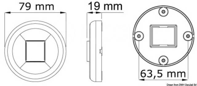    Mouse Stern 12  0,32  79 x 19   2        20 , Osculati 11.036.21 