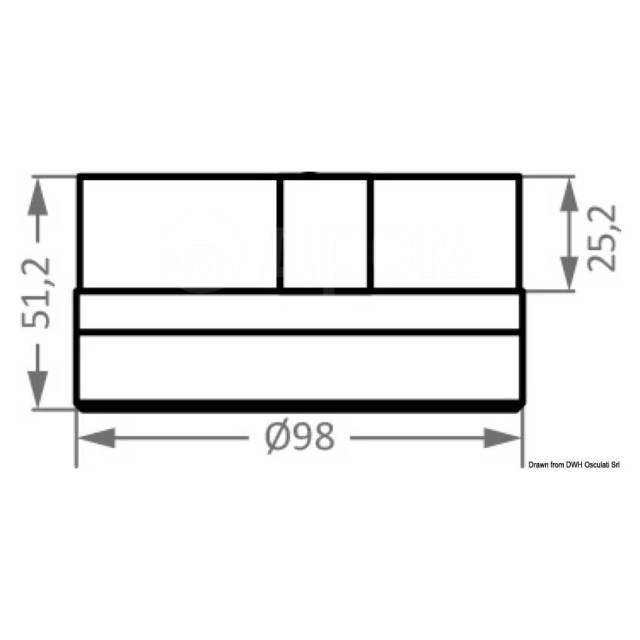   Discovery LED  112,5 12/24  1  2  98 x 51,2        20 , Osculati 11.477.01 