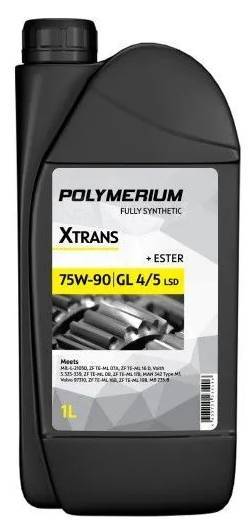   Polymerium Xtrans 75W90 GL4/GL5 Fully Synthetic 1 . 