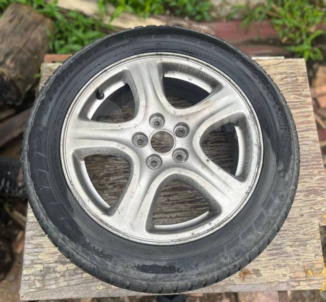 Оригинальные диски Subaru R16 + зимняя резина Triangle 205/55, 16", 1 ...
