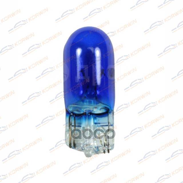 Купить Лампа Накаливания (W5w (T10) 12V 5W W2,1X9,5D Blue) (Уп. 10 Шт ...