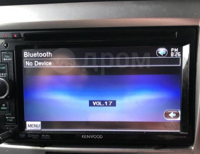 Kenwood DDX-516 DVD, USB, CD, MP3, iPhone/iPod+блютуз модуль. Japan, 2 DIN  — 178x100 мм, б/у, в наличии. Цена: 10 000₽ во Владивостоке