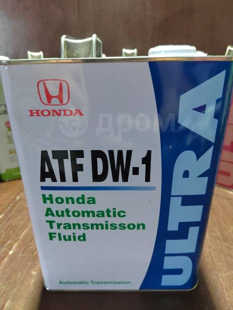 Масло трансмиссионное Honda Ultra ATF DW -1. 4л, синтетическое, 4,00 л ...