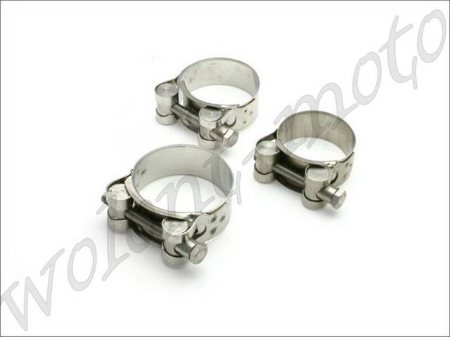   DRC 40-43mm D31-32-400 Stainless Exhaust Clamp 