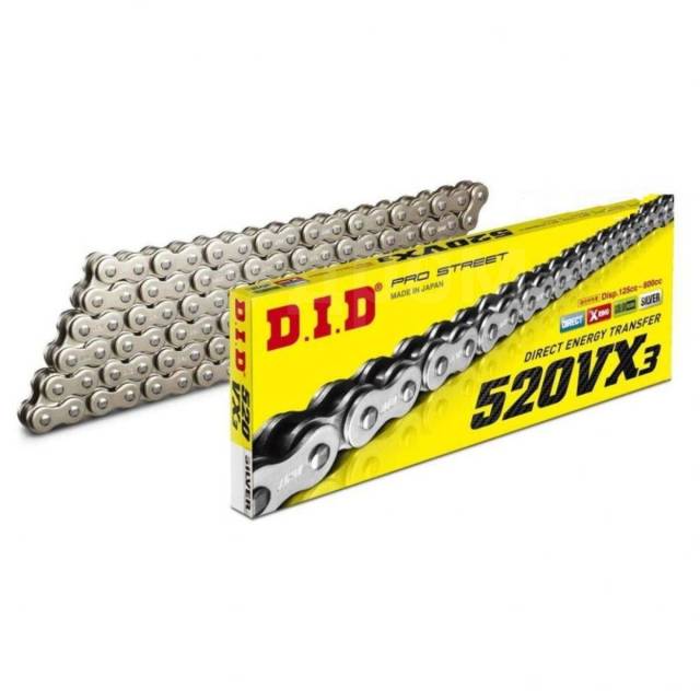  DID520VX3 SILVER X-Ring 120  