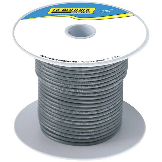    Grey 30.5 m Seachoice 50-63134 16 AWG 