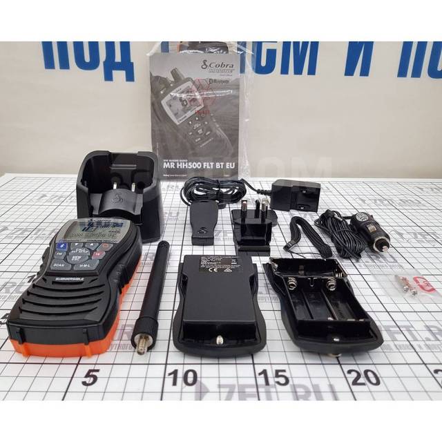   VHF  Cobra MR HH500 FLT BT 1/3/6 1216753  Bluetooth 