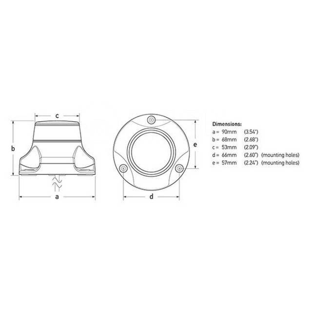     Hella Marine NaviLED 360 PRO 2LT 980 910-121 90 x 68  9 - 33  2    