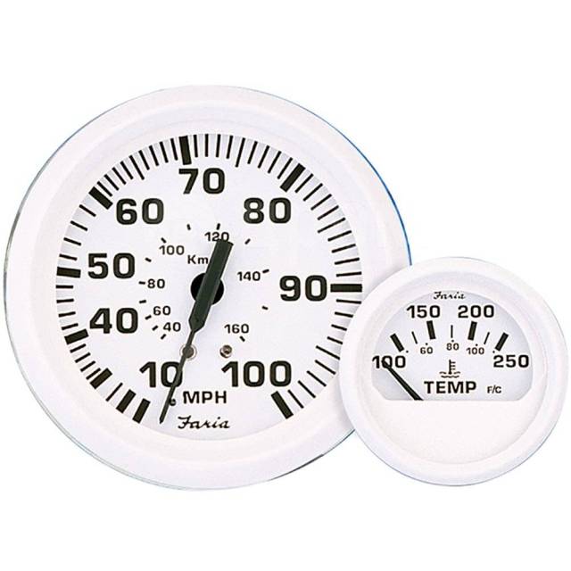   White Faria 678-33103 Dress Tach 6000RPM 