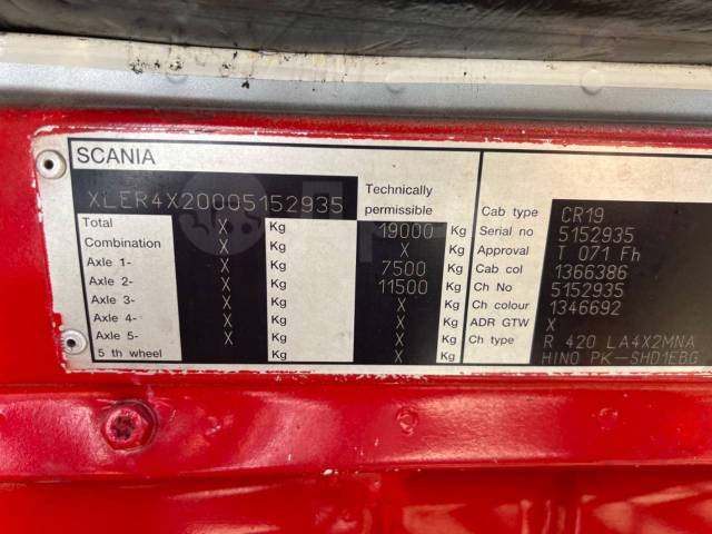     Scania DT12HPI 420    1760552  