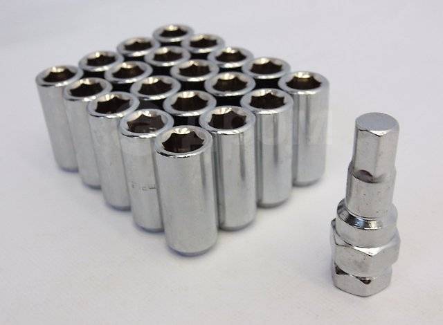 Комплект гаек 20шт. M12-1.25 под внутренний шестигранник. 45мм [20086 ...