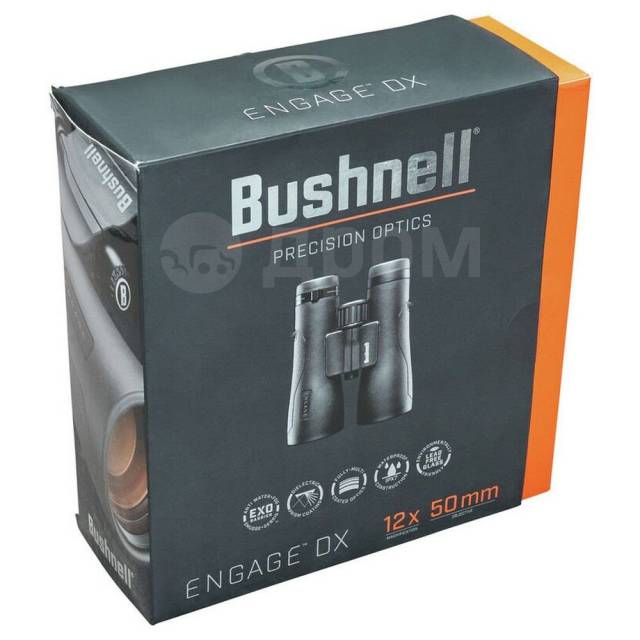   Black Bushnell BENDX1250 Engage 12X50Mm Dx Roof 