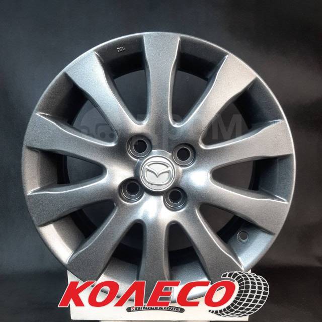 Литые диски, Mazda, 15", 1 шт, 4x100, литой, 54,1 мм. 4 шт, б/у, в ...