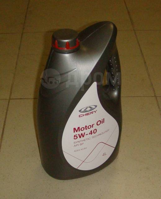 Масло моторное 5w40 Chery Motor Oil SN/CF, нк 4л Chery OIL5W404, в ...