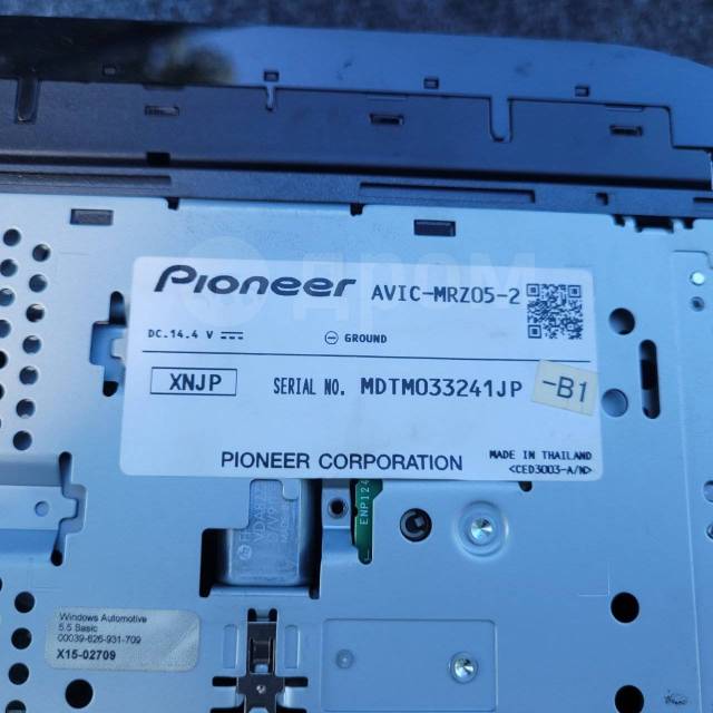 Магнитолу, Pioneer Carrozzeria AVICMRZ05II, 2 DIN — 178x100 мм, б/у, в